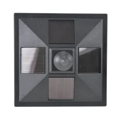 Solar Laterne 842-107 schwarz Kunststoff B/H/L: ca. 15x120x15 cm