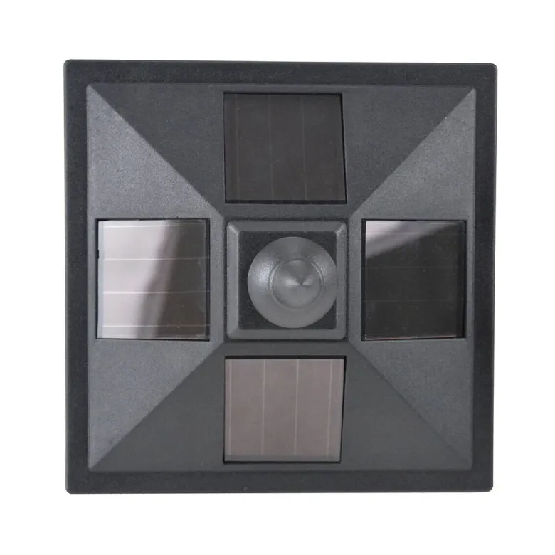 Solar Laterne 842-107 schwarz Kunststoff B/H/L: ca. 15x120x15 cm