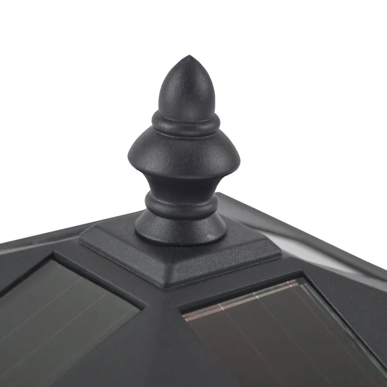 Solar Laterne 842-107 schwarz Kunststoff B/H/L: ca. 15x120x15 cm