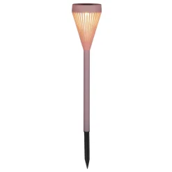 Solarleuchte rosa Kunststoff H/D: ca. 42,5x7,4 cm