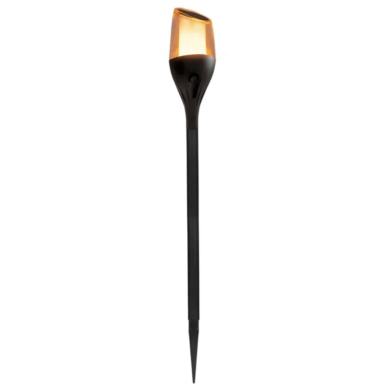 Solarleuchte schwarz Kunststoff H/D: ca. 66x8 cm