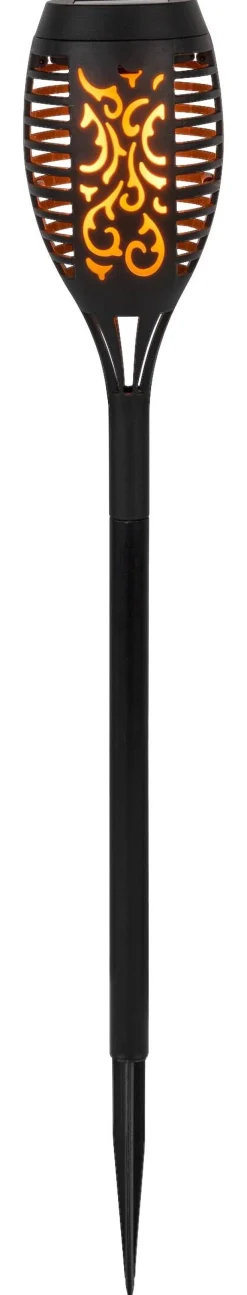Solarleuchte schwarz Kunststoff B/H/L: ca. 7,2x51x7,2 cm