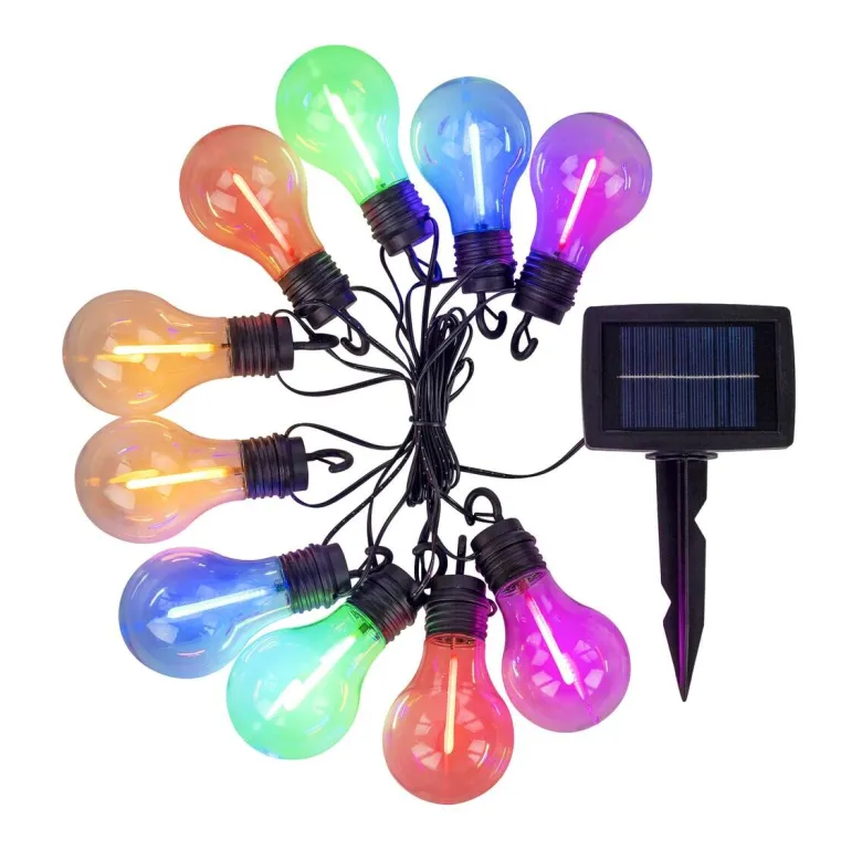 Solarlichterkette 2 m Kunststoff L/D: ca. 380x11 cm