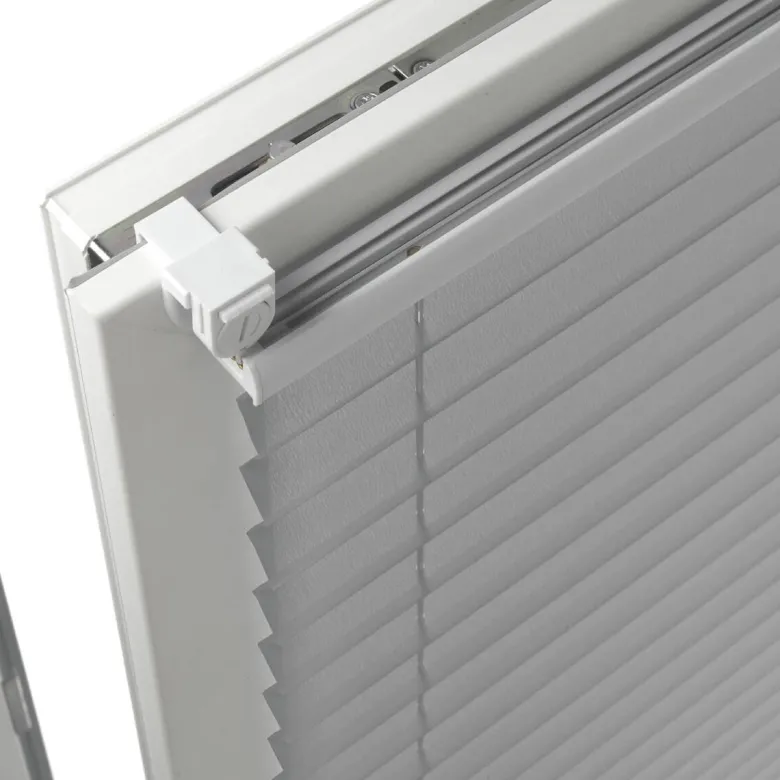 Spannplissee Easyfix Pia grau B/L: ca. 65x130 cm