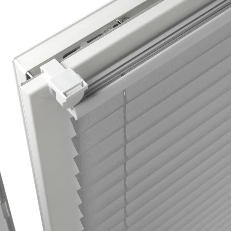 Spannplissee Easyfix Pia grau B/L: ca. 65x130 cm
