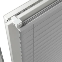 Spannplissee Easyfix Pia grau B/L: ca. 40x130 cm