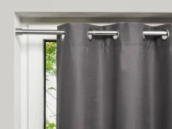 Spannstange stretch Edelstahloptik Metall D: ca. 2,6 cm ausziehbar von ca. 80 bis 130 cm 1.0 Läufe