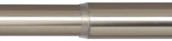 Spannstange stretch Edelstahloptik Metall D: ca. 2,6 cm ausziehbar von ca. 80 bis 130 cm 1.0 Läufe