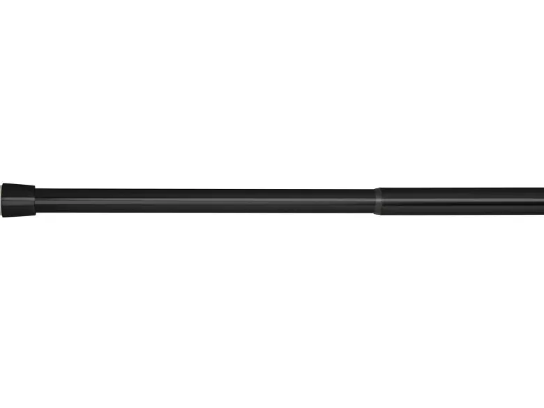 Spannstange stretch schwarz Metall D: ca. 2,6 cm ausziehbar von ca. 65 bis 100 cm 1.0 Läufe