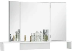 Spiegelaufsatz Atlanta weiß B/H/T: ca. 99x66x14 cm