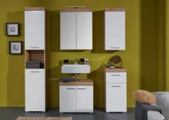 Spiegelschrank Amanda Asteiche Nachbildung B/H/T: ca. 60x77x17 cm
