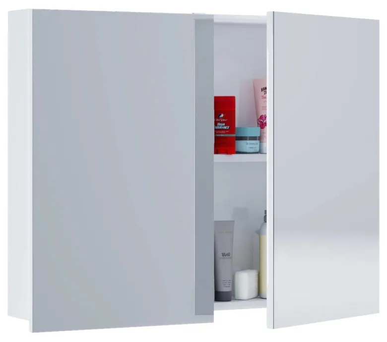 Spiegelschrank Badinos weiß B/H/T: ca. 60x42x12 cm