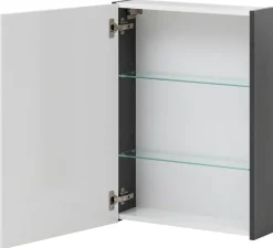 Spiegelschrank Cosmo anthrazit B/H/T: ca. 50x70,7x15,8 cm