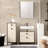 Spiegelschrank Edda creme B/H/T: ca. 63,5x72,4x17,5 cm