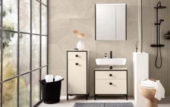 Spiegelschrank Edda creme B/H/T: ca. 63,5x72,4x17,5 cm