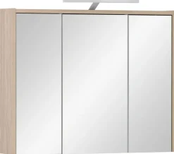 Spiegelschrank Flag Eiche hell Nachbildung B/H/T: ca. 74,5x64x16 cm