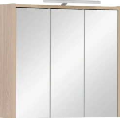 Spiegelschrank Flag Eiche Nachbildung B/H/T: ca. 65x64x16 cm