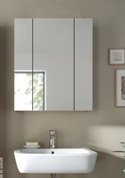 Spiegelschrank Ice Artisan Oak Nachbildung B/H/T: ca. 60x70x18 cm
