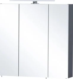 Spiegelschrank Kent dunkelblau B/H/T: ca. 70x74,8x16 cm