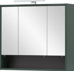 Spiegelschrank Kent waldgrün B/H/T: ca. 70x64,2x16 cm