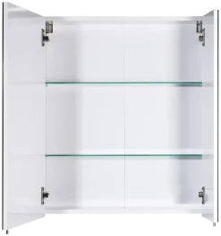 Spiegelschrank Lorenz weiß glanz B/H/T: ca. 60x70,7x16 cm