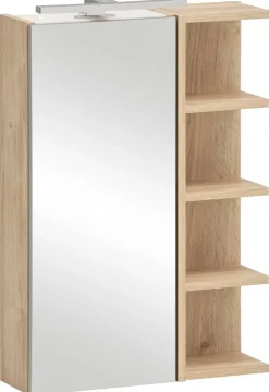 Spiegelschrank Mads Eiche Nachbildung B/H/T: ca. 49,7x74,4x16 cm