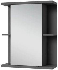 Spiegelschrank NEBRASKA anthrazit B/H/T: ca. 60x70x25 cm