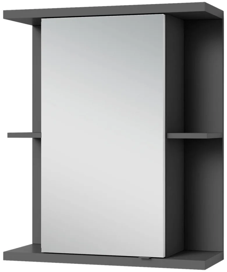 Spiegelschrank NEBRASKA anthrazit B/H/T: ca. 60x70x25 cm