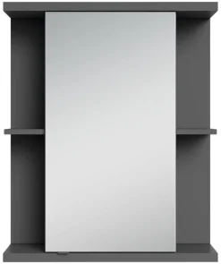 Spiegelschrank NEBRASKA anthrazit B/H/T: ca. 60x70x25 cm