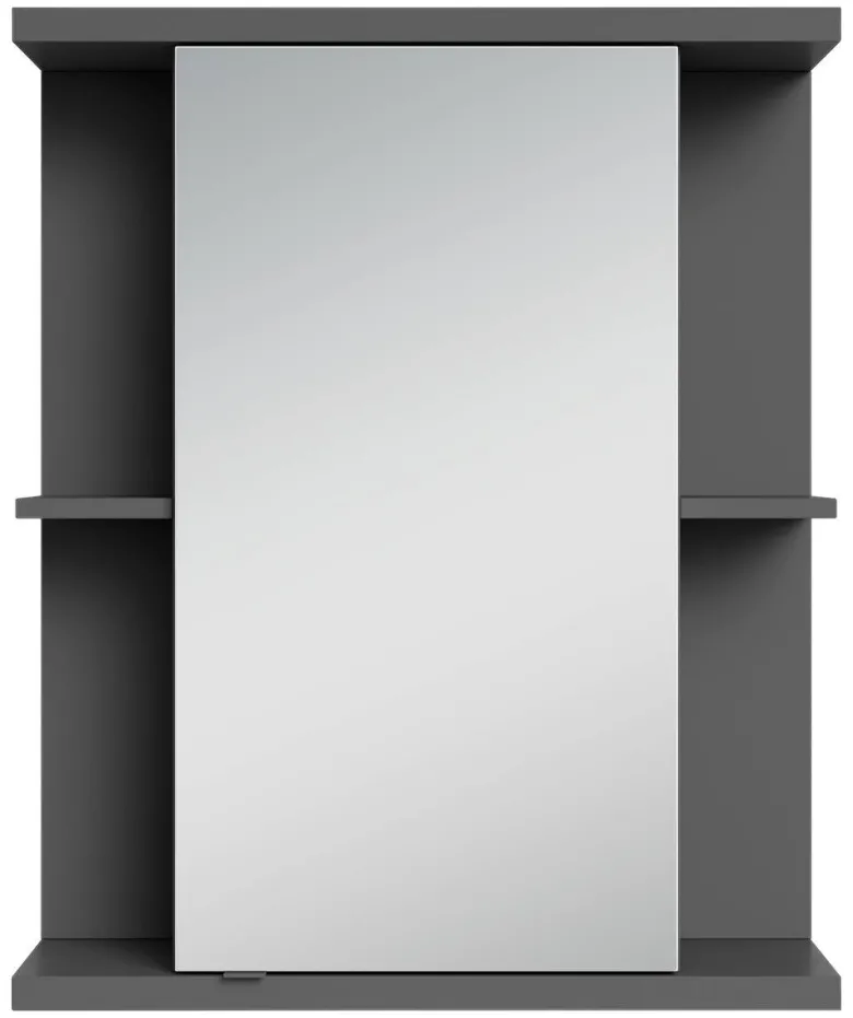 Spiegelschrank NEBRASKA anthrazit B/H/T: ca. 60x70x25 cm