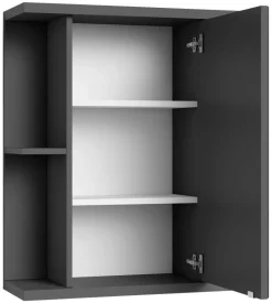Spiegelschrank NEBRASKA anthrazit B/H/T: ca. 60x70x25 cm