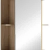 Spiegelschrank NEBRASKA Eiche Nachbildung B/H/T: ca. 60x70x25 cm