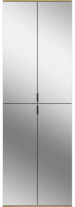 Spiegelschrank PROJEKT Eiche Artisan Nachbildung Spiegel Spanplatte B/H/T: ca. 61x193x34 cm