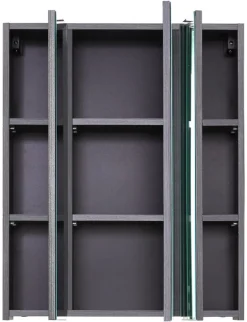 Spiegelschrank SetOne Rauchsilber Nachbildung B/H/T: ca. 60x71x18 cm