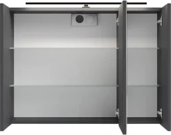 Spiegelschrank SPREE anthrazit B/H/T: ca. 80x60x15 cm