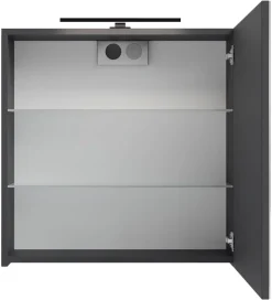 Spiegelschrank SPREE anthrazit B/H/T: ca. 60x60x15 cm