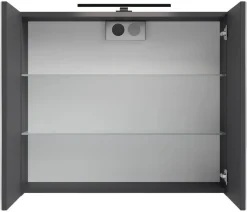Spiegelschrank SPREE anthrazit B/H/T: ca. 70x60x15 cm