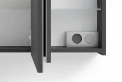 Spiegelschrank SPREE anthrazit B/H/T: ca. 120x60x15 cm