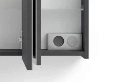 Spiegelschrank SPREE anthrazit B/H/T: ca. 90x60x15 cm