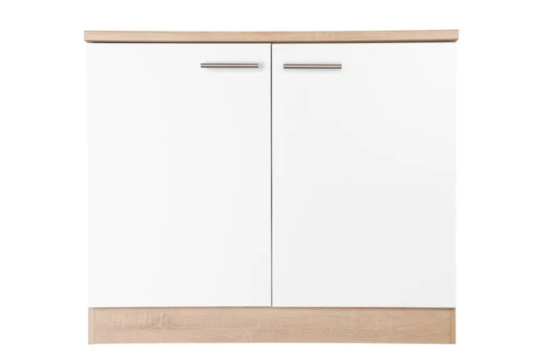 Spülenunterschrank Merle weiß B/H/T: ca. 100x85x60 cm