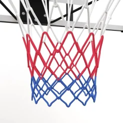 SPORTNOW Basketballkorb transparent Stahl B/H/L: ca. 61x73x113 cm