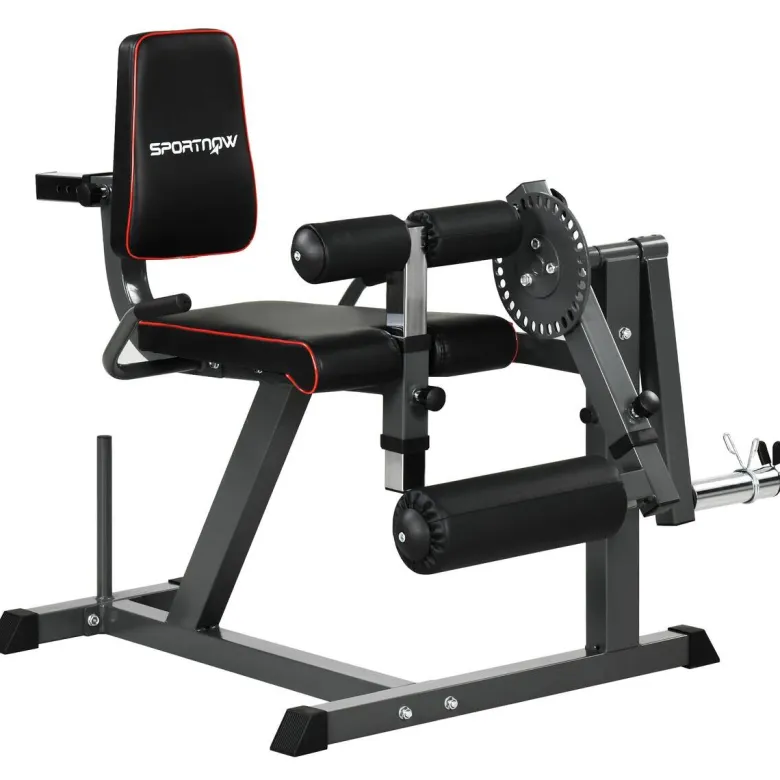SPORTNOW Beinstrecker schwarz Stahl B/H/L: ca. 90x105x100 cm