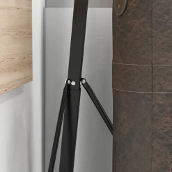 SPORTNOW Boxsackständer schwarz Stahl B/H/L: ca. 90x225x170 cm