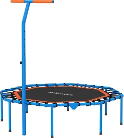SPORTNOW Fitness Trampolin blau B/H/L: ca. 120x126x128 cm