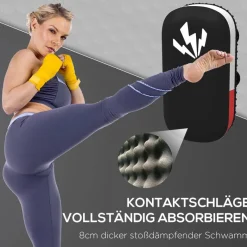 SPORTNOW Fitness-Zubehör schwarz Kunstleder B/H/L: ca. 20x38x18 cm