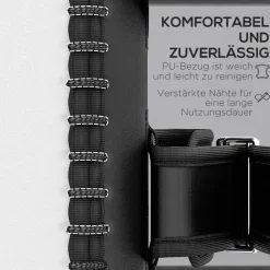 SPORTNOW Fitness-Zubehör schwarz Kunstleder B/H/L: ca. 20x38x18 cm