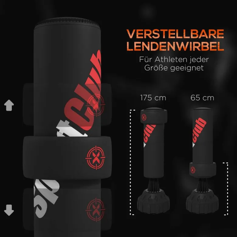 SPORTNOW Fitness-Zubehör schwarz Edelstahl B/H/L: ca. 57x57x175 cm