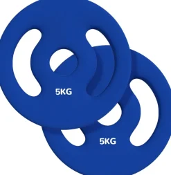 SPORTNOW Hantelscheiben blau Kunststoff B/H/L: ca. 20x4x20 cm