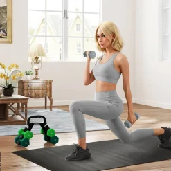 SPORTNOW Hantelset mehrfarbig Metall B/H/L: ca. 10x30x42 cm