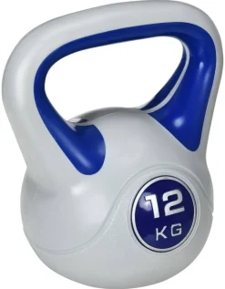 SPORTNOW Kettlebell blau Kunststoff B/H/L: ca. 17x28x24 cm